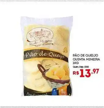 Bistek Supermercados Pão de queijo quinta mineira oferta