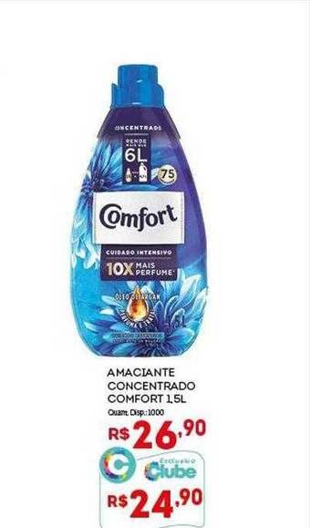 Bistek Supermercados Amaciante concentrado comfort oferta