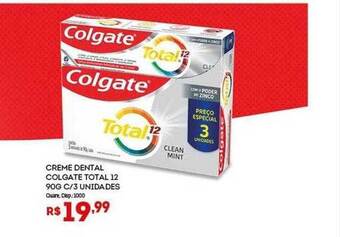 Bistek Supermercados Creme dental colgate total 12 oferta