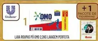 Bistek Supermercados Lava roupas pó omo lavagem perfeita oferta