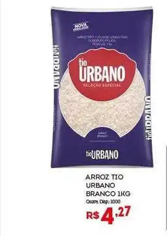 Bistek Supermercados Arroz tio urbano branco oferta