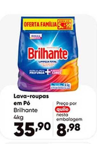 Zaffari Lava-roupas em pó brilhante oferta