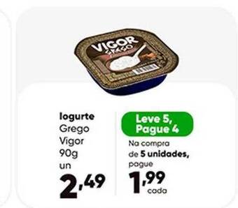 Zaffari Iogurte grego vigor leve 5 pague 4 oferta