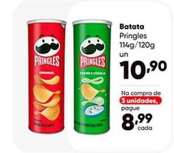 Zaffari Batata pringles oferta