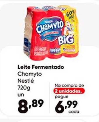 Zaffari Leite fermentado chamyto nestlé oferta