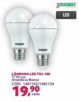 Lâmpada led tkl 100 taschibra