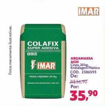 Telhanorte Argamassa aciii imar oferta