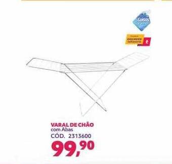 Telhanorte Varal de chão oferta