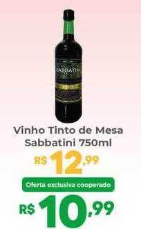 Coocerqui Vinho tinto de mesa sabbatini oferta