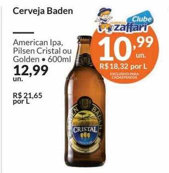 Zaffari Cerveja baden oferta
