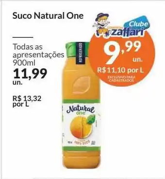 Zaffari Suco natural one oferta