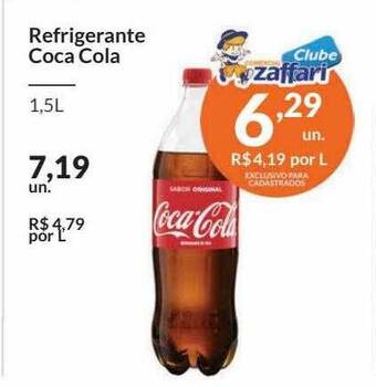 Zaffari Refrigerante coca cola oferta