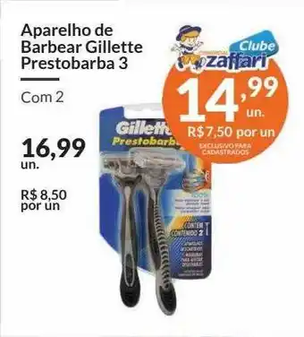 Aparelho de barbear gillette prestobarba 3