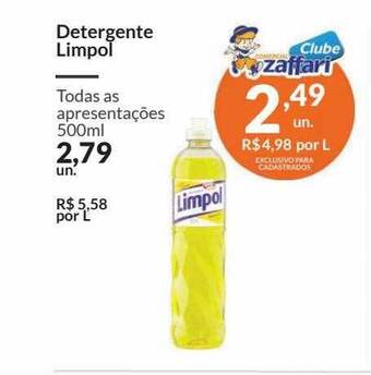 Zaffari Detergente limpol oferta