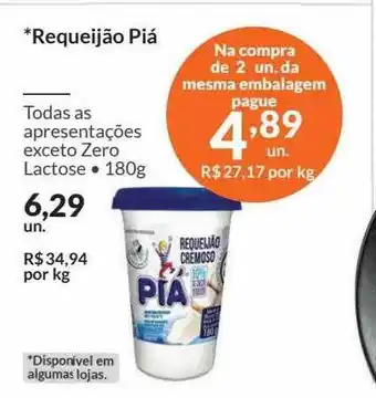 Zaffari Requeijão piá oferta