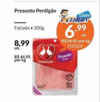 Zaffari Presunto perdigão oferta