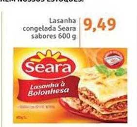 Sonda Lasanha congelada seara sabores oferta