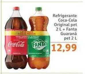 Sonda Refrigerante coca-cola original + fanta guaraná oferta