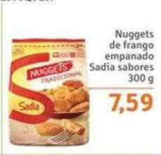 Sonda Nuggets de frango empanado sadia sabores oferta