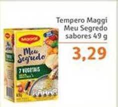 Sonda Tempero maggi meu segredo sabores oferta