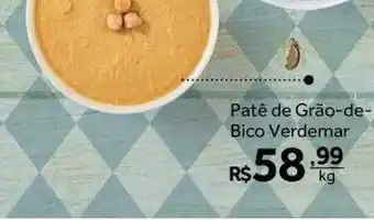 Verdemar Supermercado Patê de grãos-de-bico verdemar oferta