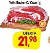 Cercadão Peito Bovino c/ Osso 1kg oferta