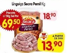 Cercadão Linguica Seara Pernil 1kg oferta