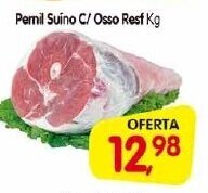 Cercadão Pernil suino c/ Osso Resfriado 1kg oferta