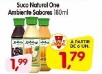 Cercadão Suco Natural One Ambiente Sabores 180ml oferta