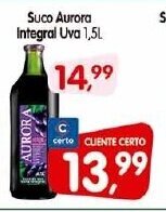 Cercadão Suco Aurora Integral Uva 1.5L oferta