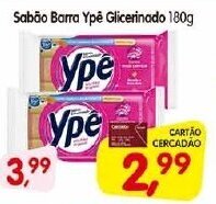 Cercadão Sabao Barra Ype Glicerinado 180g oferta