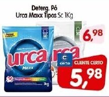 Cercadão Deterg. po Urca Maxx tipos sc. 1kg oferta