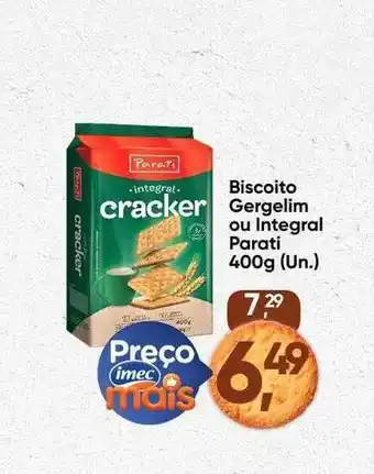 Imec Supermercados Biscoito gergelim ou integral parati oferta