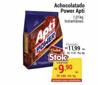 Stok Center Achocolatado power apti oferta