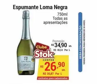 Espumante loma negra