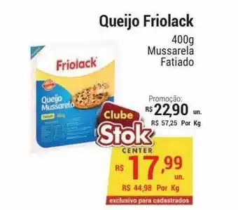 Stok Center Queijo friolack oferta