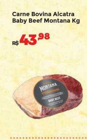 Carne bovina alcatra baby beef montana kg