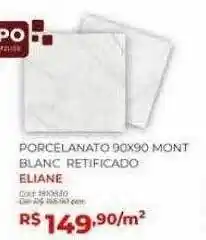 Porcelanato 90x90 mont blanc retificado