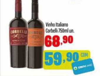 Rede Top Vinho italiano corbelli oferta