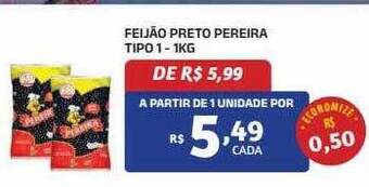 Bahamas Mix Feijão preto pereira tipo 1 oferta