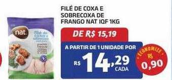 Bahamas Mix Filé de coxa e sobrecoxa de frango nat iqf oferta