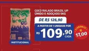 Bahamas Mix Coco ralado brazil up úmido e adoçado oferta