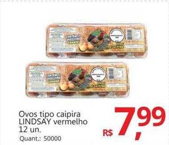 Supermercados Koch Ovos tipo caipira lindsay vermelho oferta
