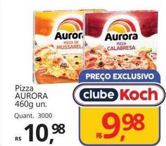 Supermercados Koch Pizza aurora oferta