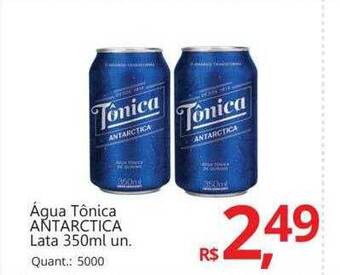 Água tônica antarctica