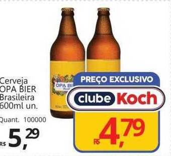 Supermercados Koch Cerveja opa bier brasileira oferta
