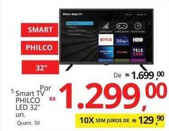 Supermercados Koch Smart tv philco led 32 oferta
