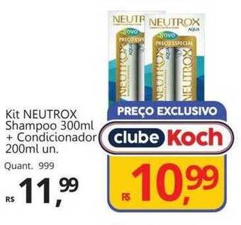 Kit neutrox shampoo + condicionador