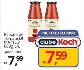 Supermercados Koch Passata de tomate di matteo oferta