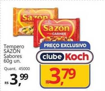 Supermercados Koch Tempero sazon sabores oferta